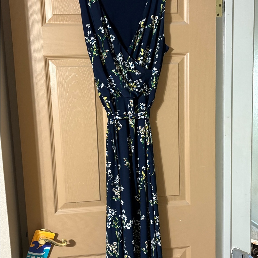 Lauren Ralph Lauren Floral Navy Dress